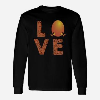 I Love Easter Festive Decorated Easter Egg Print Festive Long Sleeve T-Shirt - Thegiftio