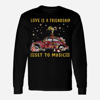 Love Is A Friendship Long Sleeve T-Shirt - Monsterry