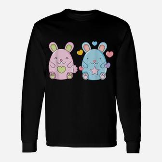 I Love My Hamster Shirt For Couples Matching Valentines Day Long Sleeve T-Shirt - Monsterry