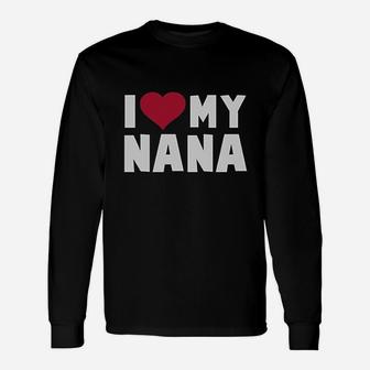 Love Heart My Nana Children Unisex Long Sleeve | Crazezy CA