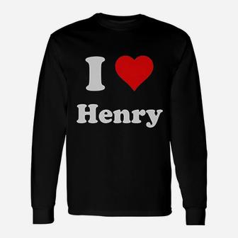 I Love Henry I Heart Henry Long Sleeve T-Shirt - Thegiftio UK
