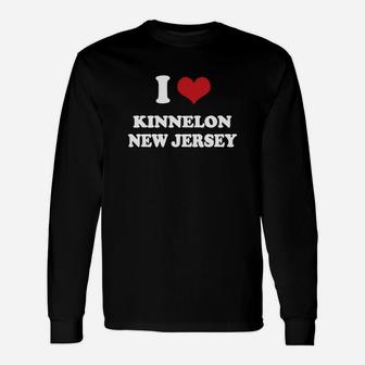 I Love Kinnelon New Jersey T-shirt Long Sleeve T-Shirt - Thegiftio UK