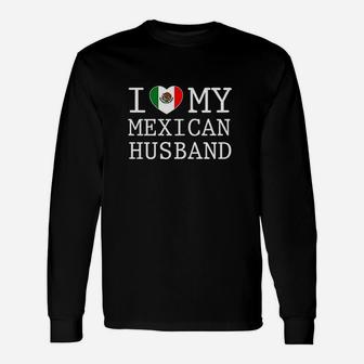 I Love My Mexican Husband Long Sleeve T-Shirt - Thegiftio UK