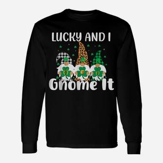 Lucky And I Gnome It St Patrick's Day Irish Drinking Gnomes Unisex Long Sleeve | Crazezy AU