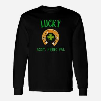 Lucky Assistant Principal Irish Long Sleeve T-Shirt - Monsterry