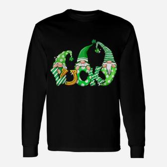 Lucky Irish Gnome Green Gnomess St Patrick's Day Long Sleeve T-Shirt - Monsterry AU