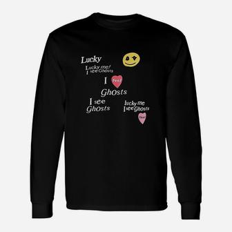 Lucky Me I See Ghosts Unisex Long Sleeve | Crazezy DE