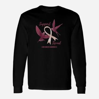 Lung Awareness Support Squad Unisex Long Sleeve | Crazezy AU