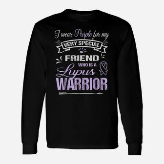 Lupus Awareness Tshirt Support My Friend Walk Run Unisex Long Sleeve | Crazezy