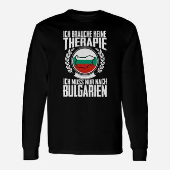 Lustiges Bulgarien Therapie Langarmshirts für Weltreisende - Seseable