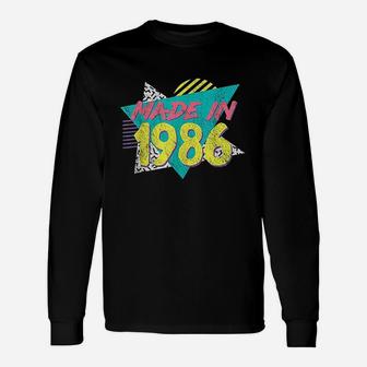Made In 1986 Unisex Long Sleeve | Crazezy CA