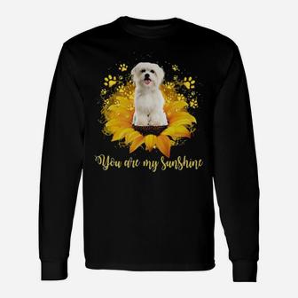 Maltese You Are My Sunshine Long Sleeve T-Shirt - Monsterry AU