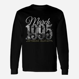 March 1995 26 Year Old 1995 26Th Birthday Gift Unisex Long Sleeve | Crazezy DE