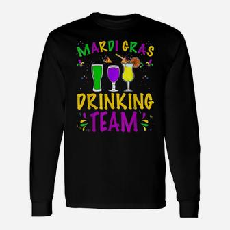 Mardi Gras Party Drinking Team Crawfish Carnival Parade Unisex Long Sleeve | Crazezy