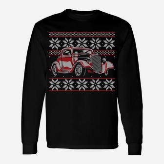 Marmon Classic Hot Rod Vintage Ugly Christmas Sweater Style Unisex Long Sleeve | Crazezy