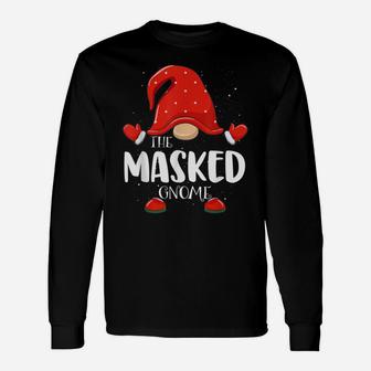 Masked Gnome Matching Family Group Christmas Pajama Unisex Long Sleeve | Crazezy