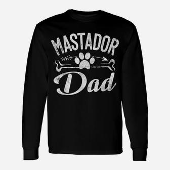 Mastador Dad Funny Dog Owner Pet Lover Daddy Cool Father Unisex Long Sleeve | Crazezy