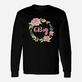 Matching Big Little Greek Family Reveal Sorority Floral Unisex Long Sleeve | Crazezy CA