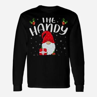 Matching Family Group Christmas The Handy Gnome Unisex Long Sleeve | Crazezy AU