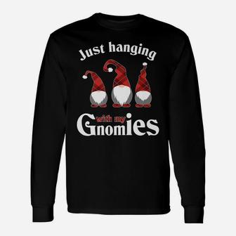Matching Family Pajama Funny Elves Christmas Gnomies Gifts Unisex Long Sleeve | Crazezy