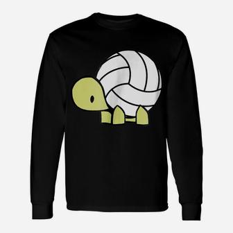 Max Turtle Loves Volleyball T-Shirt Volley Ball Turtles Team Unisex Long Sleeve | Crazezy DE