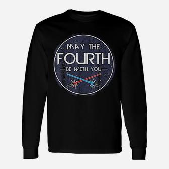 May The Fourth Be With You Unisex Long Sleeve | Crazezy UK