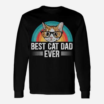 Mens Best Cad Dad Ever For A Cat Daddy Cat Lovers Unisex Long Sleeve | Crazezy AU