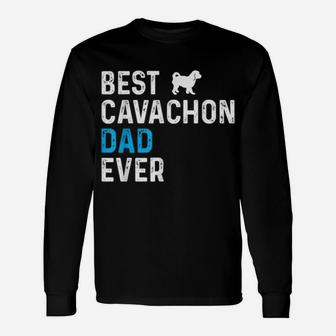 Mens Best Cavachon Dad Ever Dog Dad Pet Owner Cavachon Daddy Unisex Long Sleeve | Crazezy