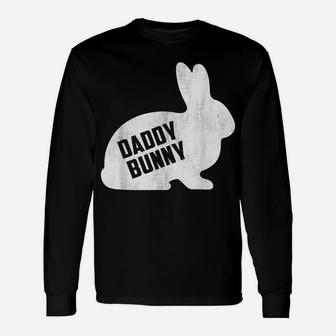 Mens Daddy Bunny Matching Father Dad Papa Men Easter Day Unisex Long Sleeve | Crazezy UK