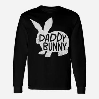 Mens Daddy Bunny Matching Father Dad Papa Men Easter Day Unisex Long Sleeve | Crazezy DE