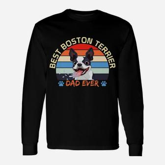 Mens Lovely Dog Boston Terrier Lover Love Pet Apparel Unisex Long Sleeve | Crazezy AU