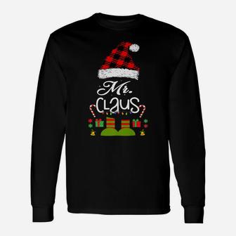 Mens Mr-Claus Matching-Couple-Husband-Wife His-&-Her Christmas Unisex Long Sleeve | Crazezy AU