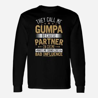 Mens They Call Me Gumpa - Xmasfather's Day Grandpa Unisex Long Sleeve | Crazezy UK