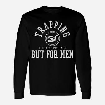 Mens Trapper Trapping Hunting Fishing Men Unisex Long Sleeve | Crazezy UK