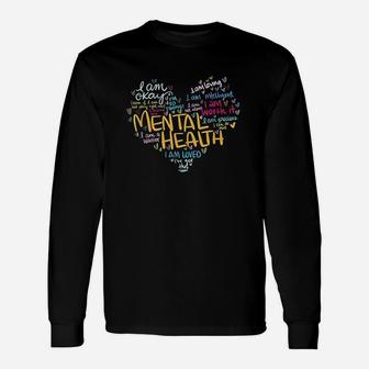 Mental Health Gifts Depression Unisex Long Sleeve | Crazezy