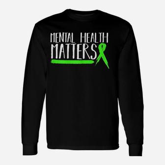 Mental Health Matters Unisex Long Sleeve | Crazezy