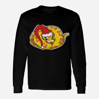 Merry Christmas Ball Python Tee | Snake Lover Sweatshirt Unisex Long Sleeve | Crazezy AU