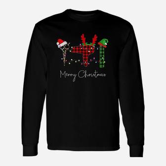 Merry Christmas Hairstylist Long Sleeve T-Shirt - Thegiftio