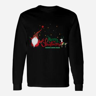 Merry Christmas Outfit Gift Cute Santa Claus Elf Reindeer Sweatshirt Unisex Long Sleeve | Crazezy AU