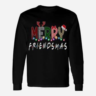 Merry Friendsmas Friends Christmas Shirt Matching Xmas Gift Unisex Long Sleeve | Crazezy AU