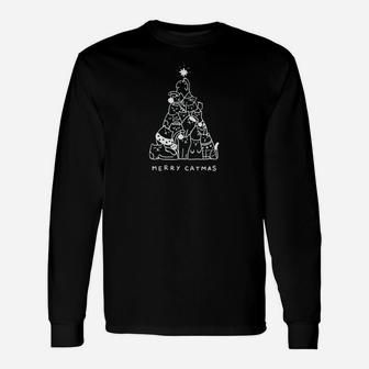 Merry Woofmas Funny Dogs Christmas Tree Xmas Gift Sweatshirt Unisex Long Sleeve | Crazezy AU
