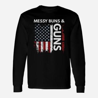 Messy Hair Dont Care Funny Unisex Long Sleeve | Crazezy DE