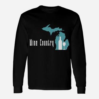 Michigan Wine Lover Long Sleeve T-Shirt - Thegiftio UK