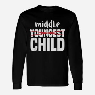 Middle Children Gift Funny Siblings Brother Sister - Matter Unisex Long Sleeve | Crazezy