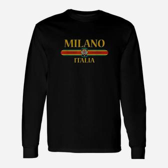 Milano Italia Fashion Tiger Face Milan Italy Vintage Graphic Unisex Long Sleeve | Crazezy CA