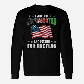 Military Veteran Afghanistan Tshirt Awesome Flag Gift Shirt Unisex Long Sleeve | Crazezy AU