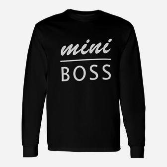 Mini Boss Long Sleeve T-Shirt - Thegiftio UK