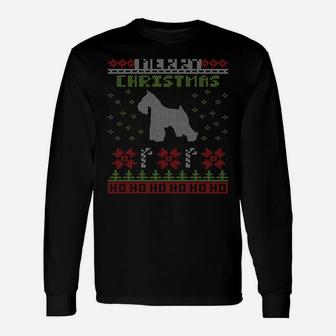Miniature Schnauzer Dog Ugly Christmas Sweater Sweatshirt Sweatshirt Unisex Long Sleeve | Crazezy AU