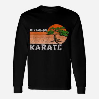 Miyagi-Do Karate Funny Vintage Karate Bonsai Tree Unisex Long Sleeve | Crazezy UK