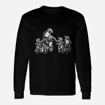 Motocross Dad And Son Unisex Long Sleeve | Crazezy AU